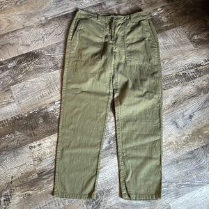 Eileen fisher organic cotton twill ankle pants